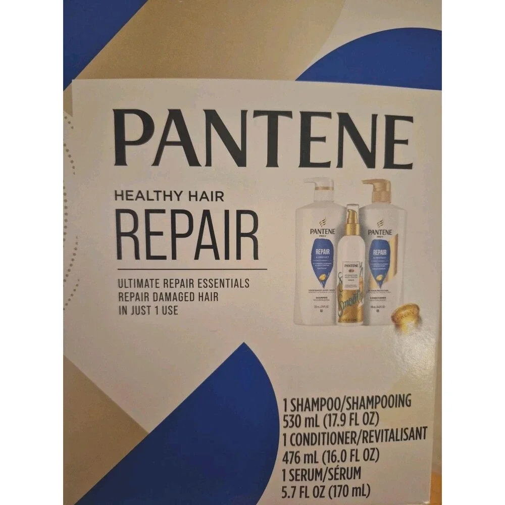 New PANTENE PRO-V Repair & Protect Shampoo, Conditioner, & Anti-Frizz Serum
